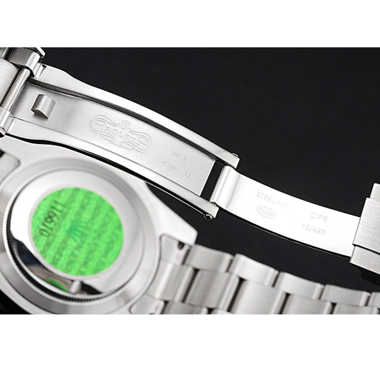 Best AAA Replica Sites Stainless Stainless Blue Steel Diamond Case Submariner Dial Steel Rolex Bracelet Markers 622638 0707